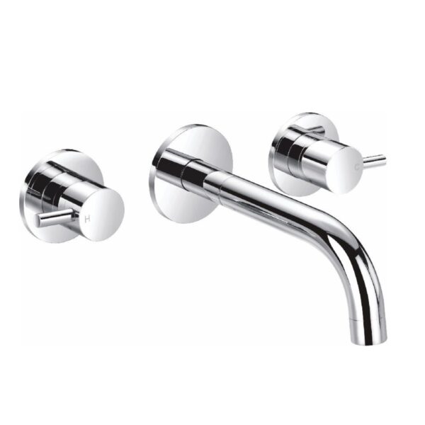 LEVI 3 Hole Wall Mounted Basin Mixer