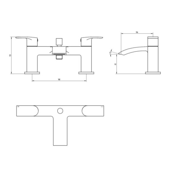 CORBY Bath Shower Mixer - Image 2