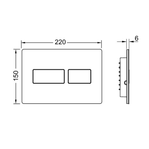 TECE solid –  Matte Black Stainless Steel Plate - Image 2