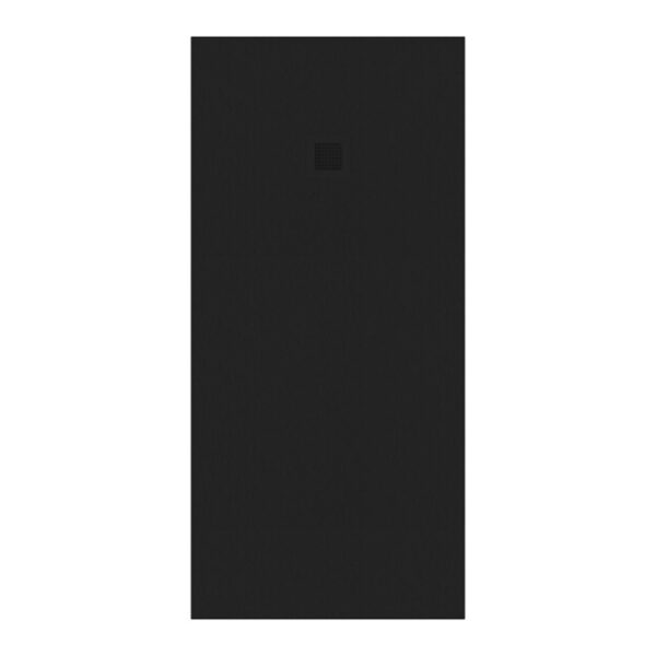 SLATE 1700 x 800 Shower Tray Black- with FREE shower waste