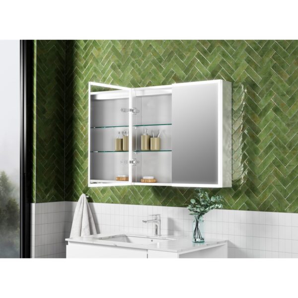 CUBO LED Double Door Mirror Cabinet 700 x 800mm
