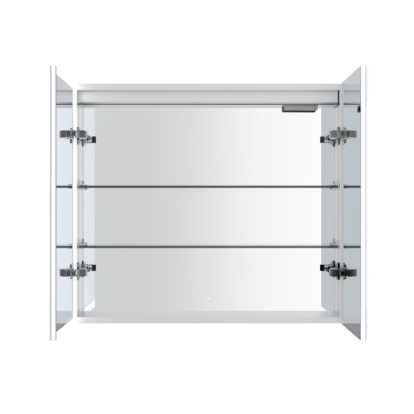 CUBO LED Double Door Mirror Cabinet 700 x 800mm - Image 3