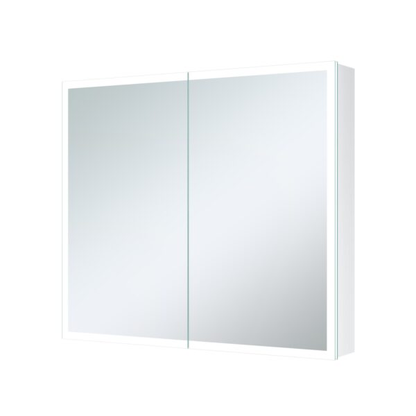 CUBO LED Double Door Mirror Cabinet 700 x 800mm - Image 4