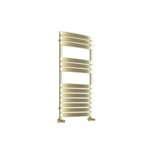 Veniezia Heated Towel Rail Brushed Brass 500x900mm