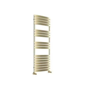 Veniezia Heated Towel Rail Brushed Brass 500x1200mm