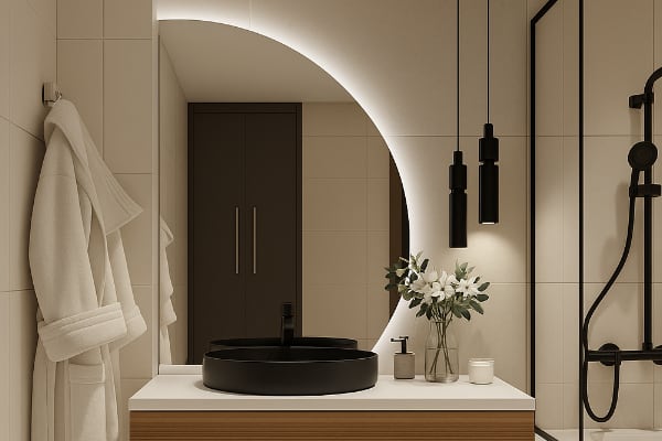 Custom Bathroom Mirrors – A Stylish and Functional Accent for Your Bathroom